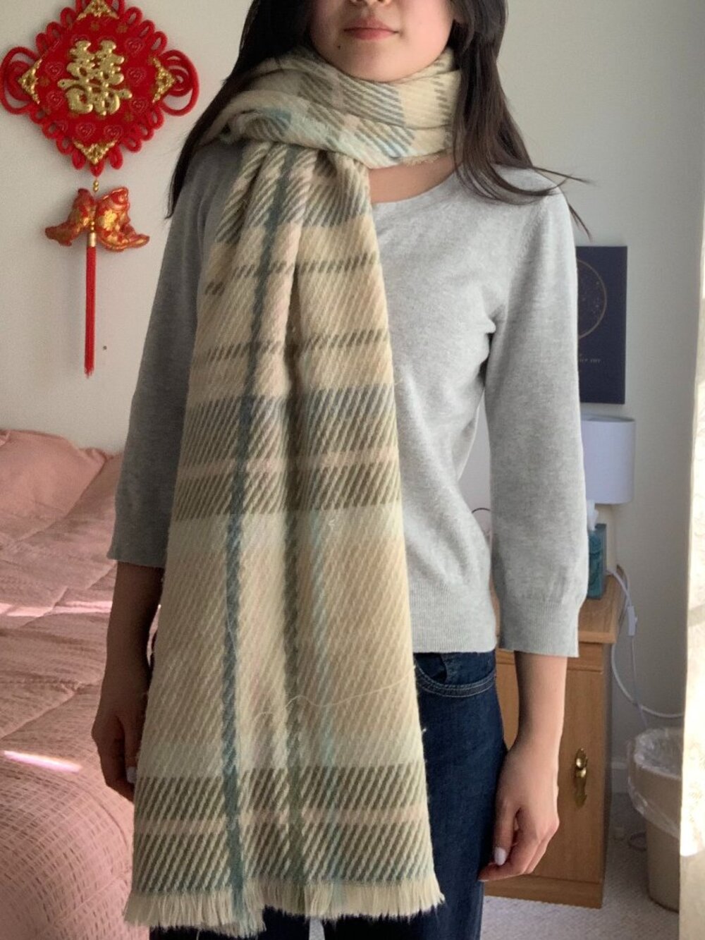 Vince Camuto Plaid Scarf